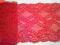 czerwona koronka elastyczna