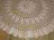 obrus okrągły śr.70cm - robiony na szydełku