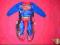9084-4 ...... KOMBINEZON SUPERMAN BLUE RED r.92