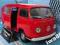 CZERWONY ŻÓŁTY VOLKSWAGEN BUS 1972  welly 1:34