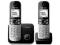 Telefon PANASONIC KX-TG6812PDB - 2 SŁUCHAWKI