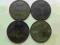 zestaw 4 kopiejek  1855 -61-62-63 r.