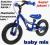 Baby Mix rowerek biegowy POMPOWANE Koła12 Fun bike