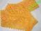 KORONKA -żółta koronka 12 x 130 cm