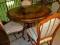 meble wloski  stół okrągły +4  krzesła nowa tap