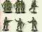 13 figurek British Soldiers 1/72