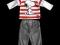 SUPER KOMPLET H&amp;M BLUZKA SNOOPY+ SPODNIE 2-4 M