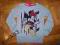 CUDO BLUZA MINNIE MIENIĄCA SREBRNA R.122/128 NOWA