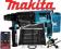 MŁOT UDAROWY 800W HR 2610 MAKITA +UCHWYT +OSPRZĘT