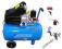 KOMPRESOR OLEJOWY SPRĘŻARKA 50L 3,4 KM + AKCESORIA