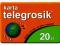 Karta Telegrosik 20 zł za 85% ceny (17 zł)