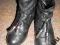 ZARA  czarne botki   r. 32
