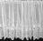 397x97 cm BAWARSKA BIAŁA MASYWNA FIRANA