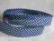 LAMÓWKA BAWEŁNIANA 18mm KROPKI NIEBIESKA 1,50m!!!