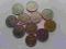 MONETY RÓŻNE  8  -  10 SZT