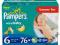 [nt] Pampers Active Baby 6 Extra Large 76 szt