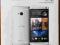 HTC One 801n - silver, etui,uchwyt sam., - BCM