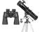 Teleskop Sky-Watcher 1309EQ2+lornetka  Entry 10x50