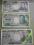 zestaw 3 banknocików  UNC Jeny Japońskie