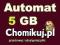 TRANSFER CHOMIKUJ 5 GB - NAJTANIEJ - AUTOMAT 24/7