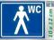 NAKLEJKA NALEPKA WC MĘSKI TOALETA UBIKACJA - wc4
