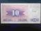 Bośnia i Hercegowina , 10 Dinara .UNC
