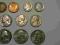zestaw  2x1 cent, 2x1 dime, 3x5 cents, 3x quarter