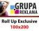 Roll Up 100x200 exlusive z wydrukiem PROMOCJA