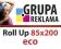 Roll Up 85x200 eco z wydrukiem PROMOCJA