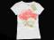 15320 ZARA GIRLS__KREMOWY T-SHIRT RÓŻA__7-8LAT/128