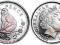 Gibraltar  5 pence 2000 r. UNC.Mennicza**Małpka**