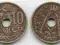BELGIA 10 CENTIMES 1927