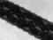 koronka elastyczna czarna szer 6cm -1m