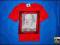 9579-21 .... BLUZKA T-SHIRT RED COMIC RELIEF r.80