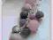 Vintage*wisiorek *agaty trawione*srebro 925