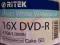 DVD-R Traxdata 4,7GB x16 Glossy Watershield c50