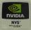 Naklejka Nvidia NVS cuda 18x18mm (260)