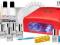 ZESTAW DO HYBRYDY 7x LAKIER USA UV LED DUŻA LAMPA