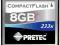 Pretec CF Compact Flash 8GB 233x 35MB/s WaWa FVAT