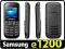 NOWY TELEFON SAMSUNG E1200 CZARNY GWARANCJA 24 mce