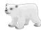 Figurka F7020 Młody niedźwiedź polarny stojący