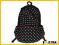 Plecak Damski Blogerski Vintage Kropki Szkolny HIT