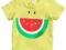 H&amp;M NOWA BLUZKA T-SHIRT ARBUZ LIMONKA__92 SALE