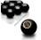 Czarna kulka na pręt 1.2 średnica 4 mm