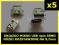 GNIAZDO MIKRO USB 5 SMD 9.85x6.80x2.95mm  x5 szt
