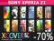 SONY XPERIA Z1 FOLIA + SKIN ETUI + TAPETA