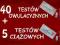 Testy owulacyjne owulacyjny 40 szt +5 test ciążowy