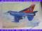 SAMOLOT F-16C-30 Wisconsin ANG 1:72 zabawka D-74