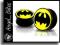 PLUG PLUGI TUNELE SADDLE AKRYL BATMAN 18 MM