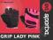 RĘKAWICZKI FITNESS METEOR GRIP LADY PINK - S